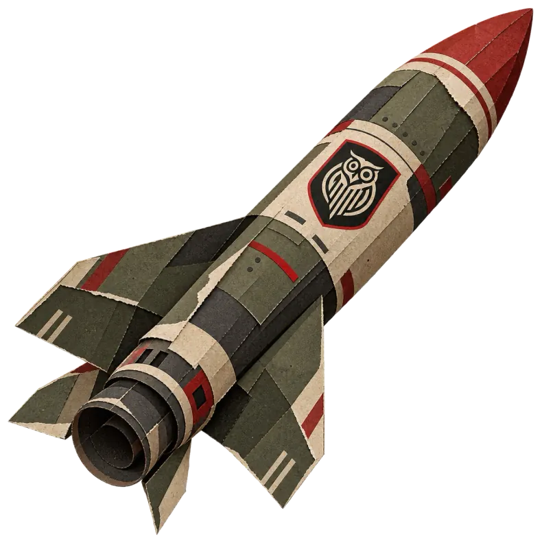 ISGI patterned missile illustration